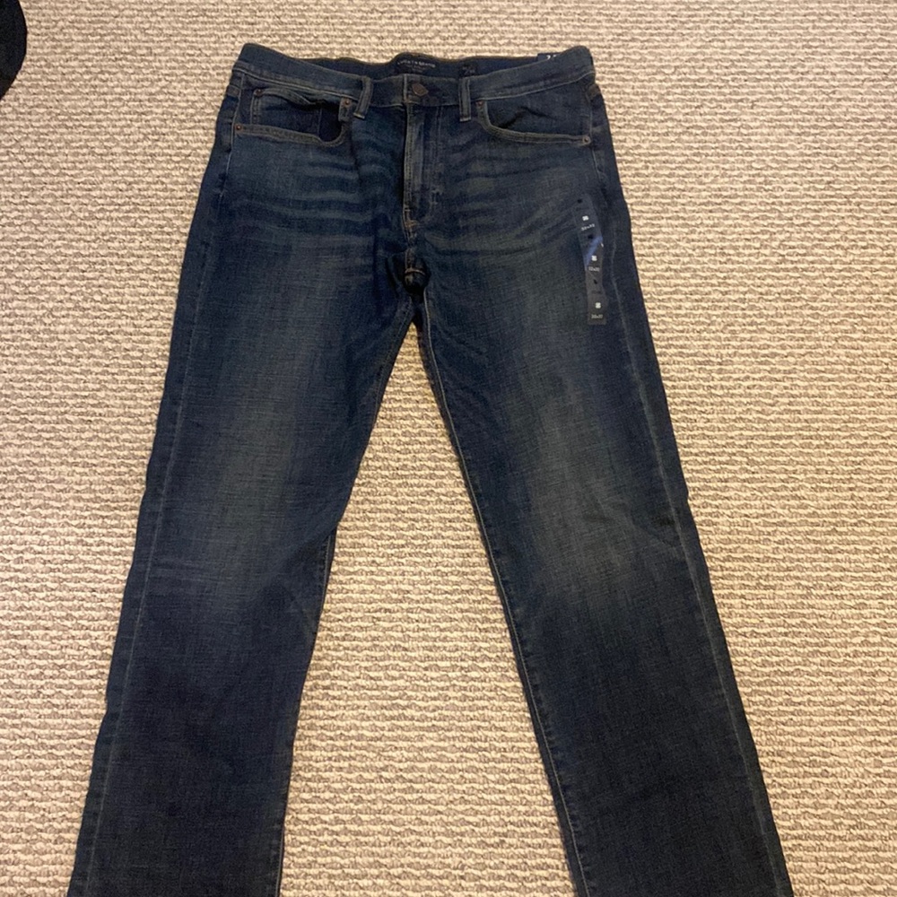 new with tags mens dark blue jeans
